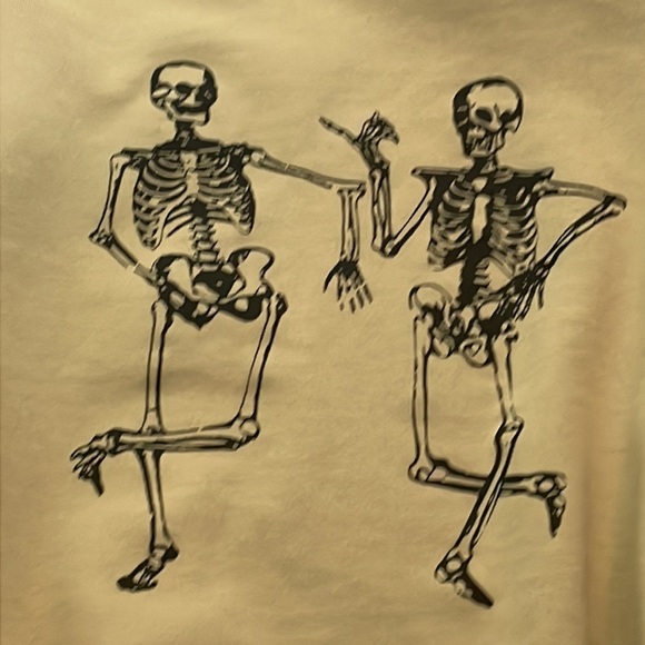 SHEIN Skeleton Graphic Crewneck Sweatshirt Size 8 - Picture 2 of 4